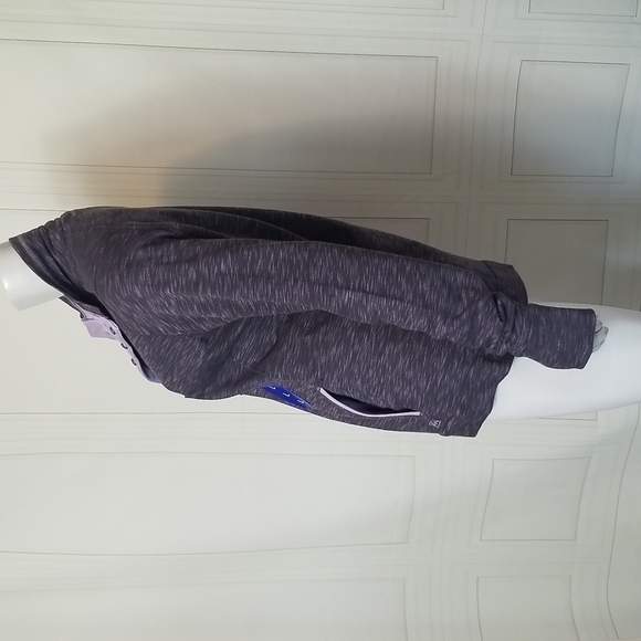 Avalanche Womens Large Loma Sweatshirt Purple Pull Over Quarter Snap Button NEW - Picture 4 of 14